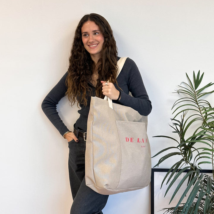 Extra große Tasche Sand
