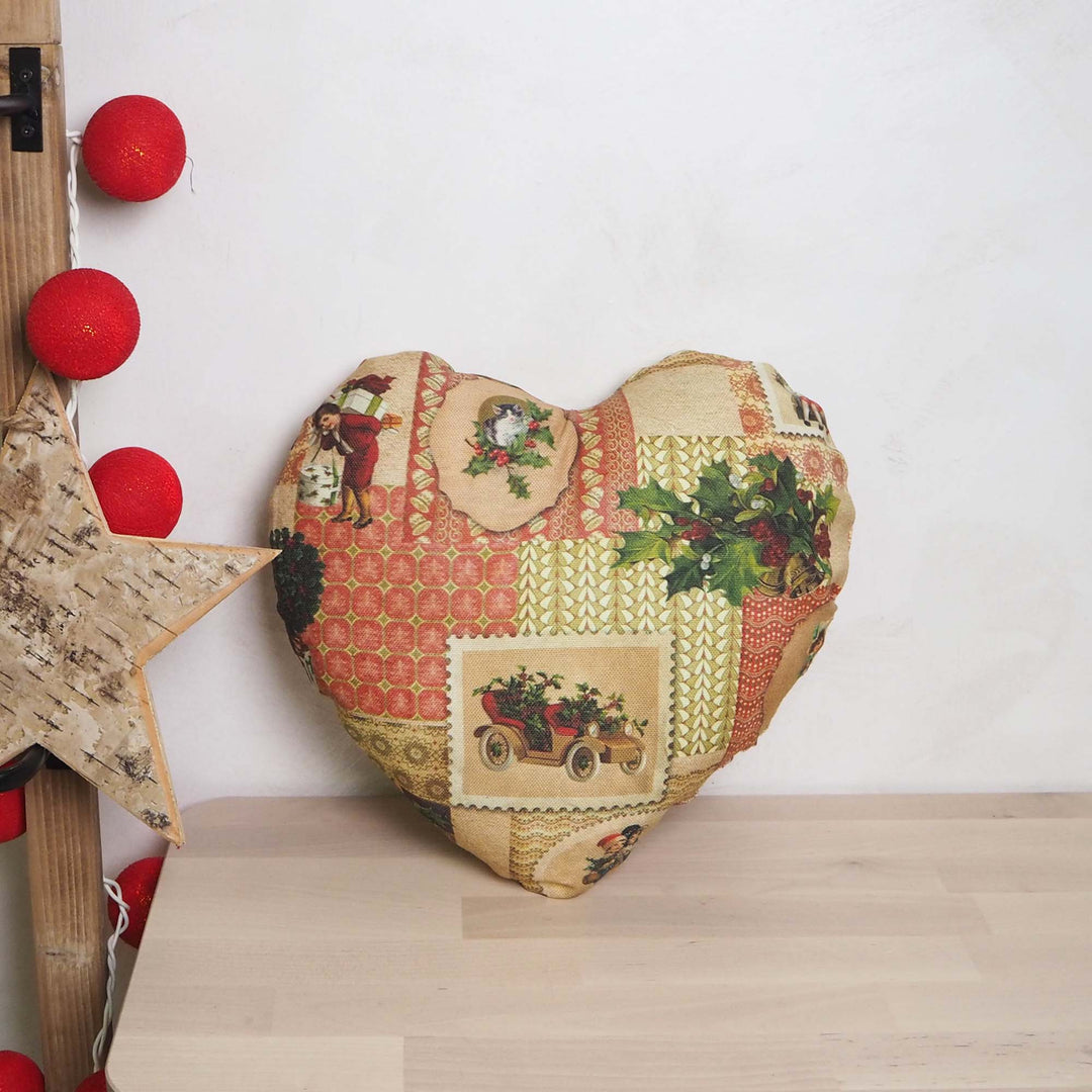 Noel Heart Pillow