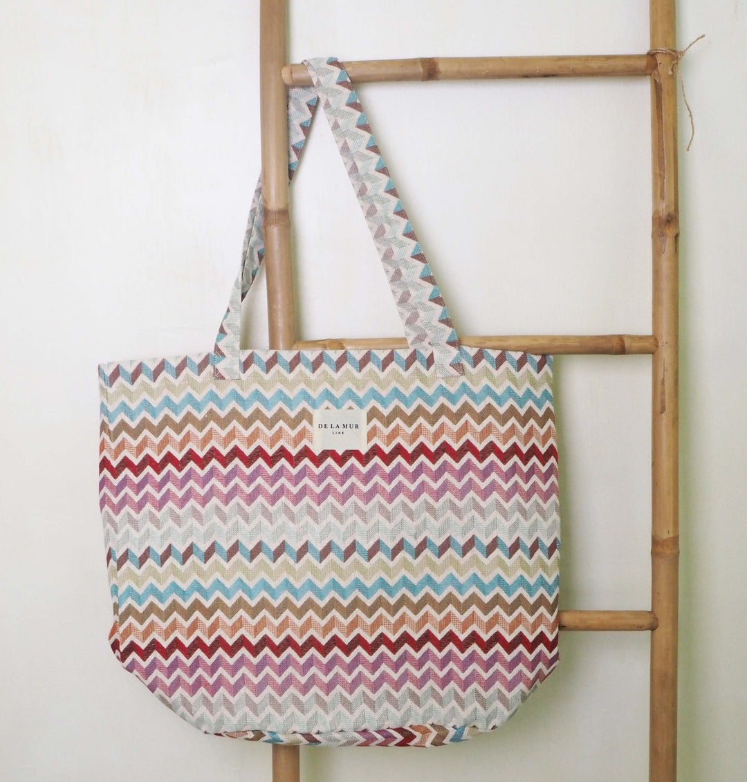 Grand sac zigzag
