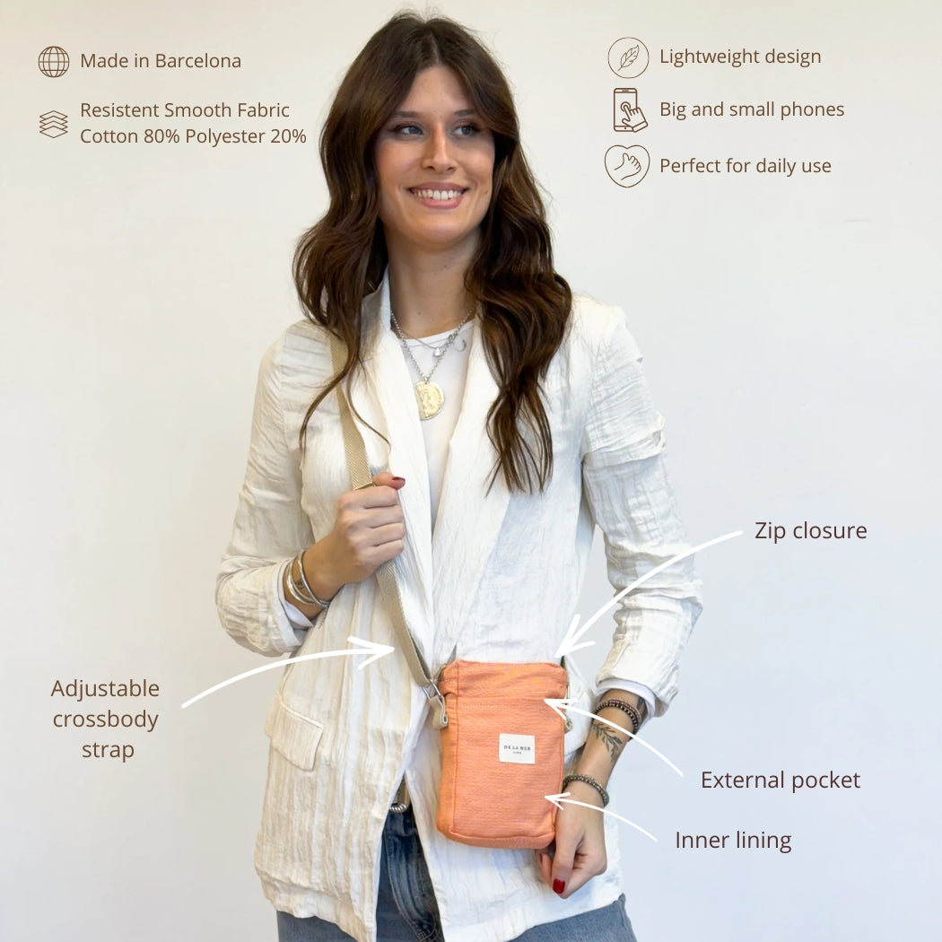 Sac pour téléphone portable avec poche Gina