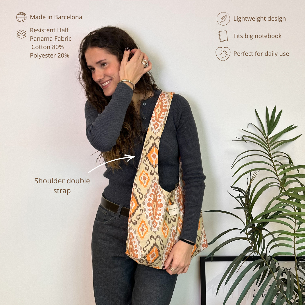 Ikat Oval Bag