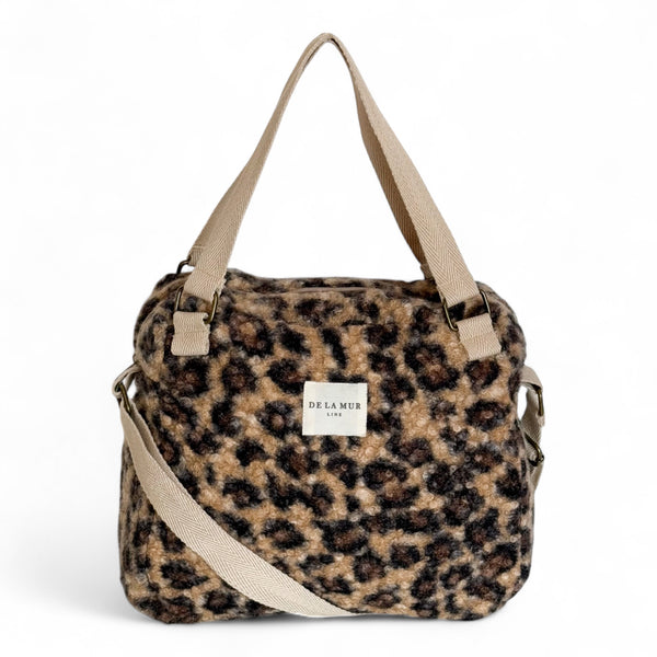 Bolso Pardo con estampado Pardo, vista frontal — De La Mur