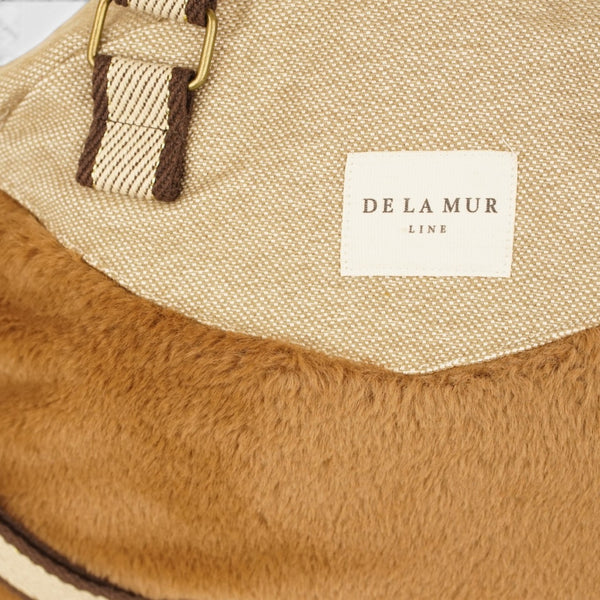 Bolso Pile, estampado en beige, terracota, naranja, detalle del producto — De La Mur
