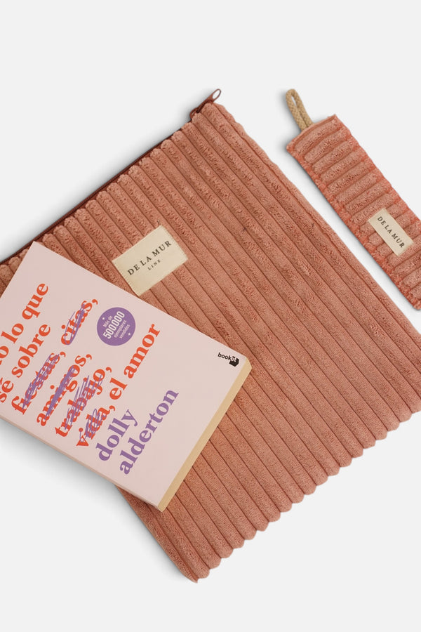 Funda Libro Crepe + Punto Libro Regalo