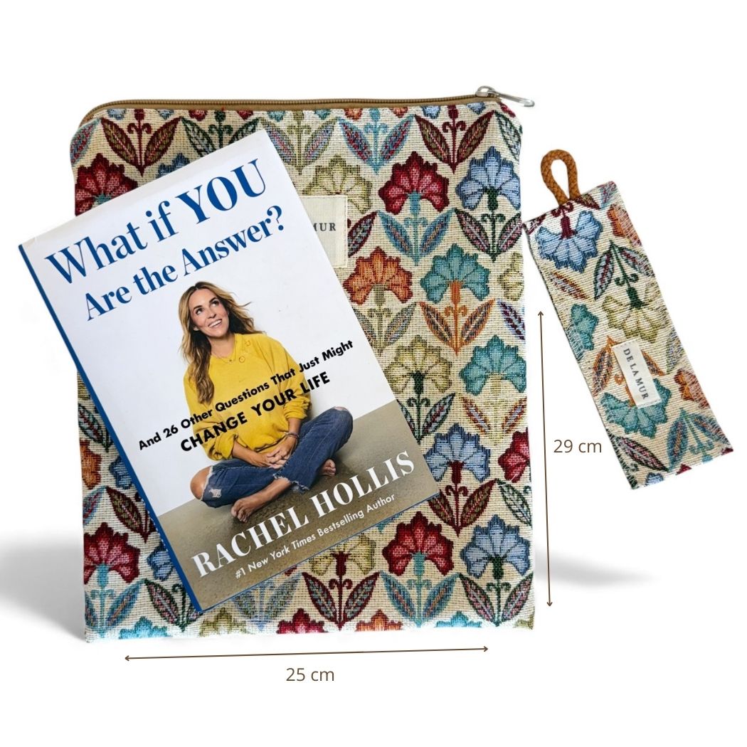 Funda Libro Flora + Punto Libro Regalo