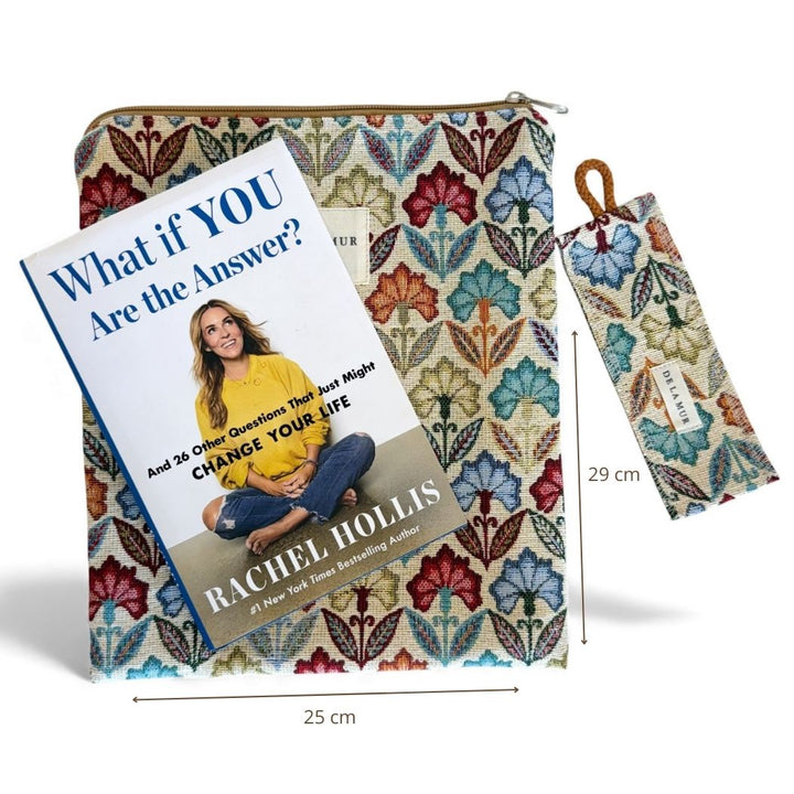 Funda Libro Flora + Punto Libro Regalo