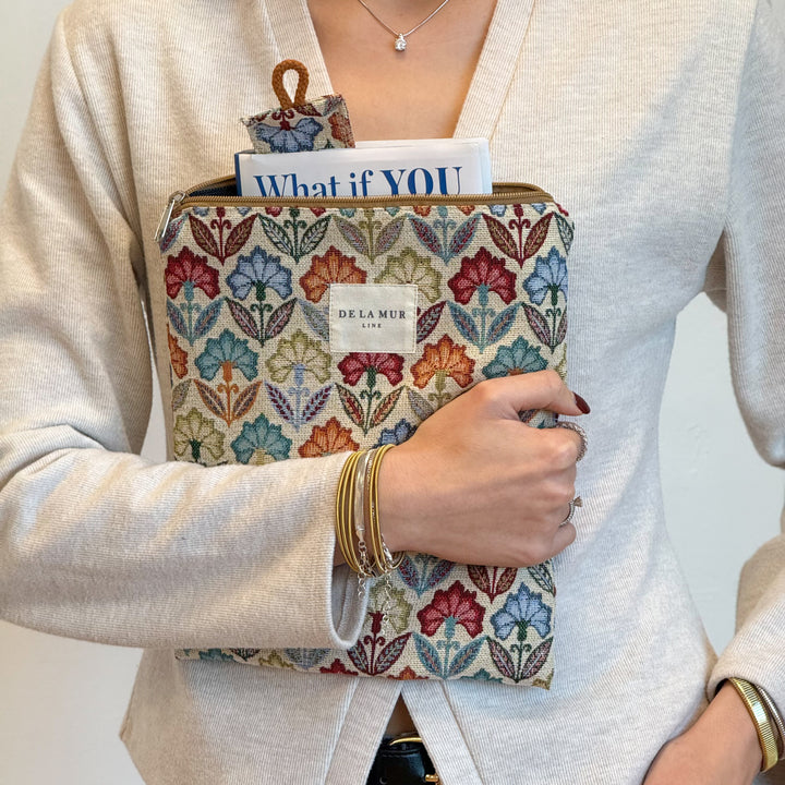 Funda Libro Flora + Punto Libro Regalo