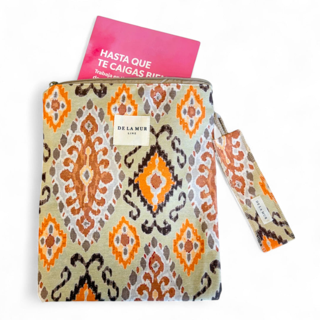 Funda Libro Ikat + Punto Libro Regalo