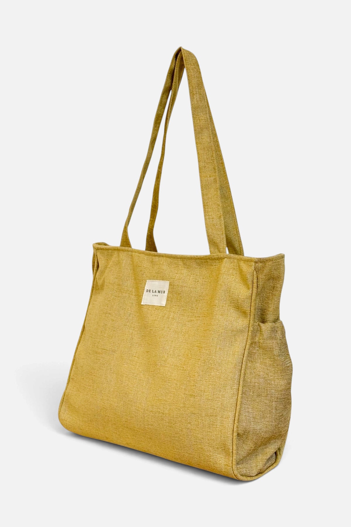 Borsa con cerniera Ocre