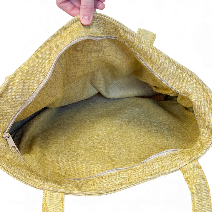 Bolsa Cremallera Ocre