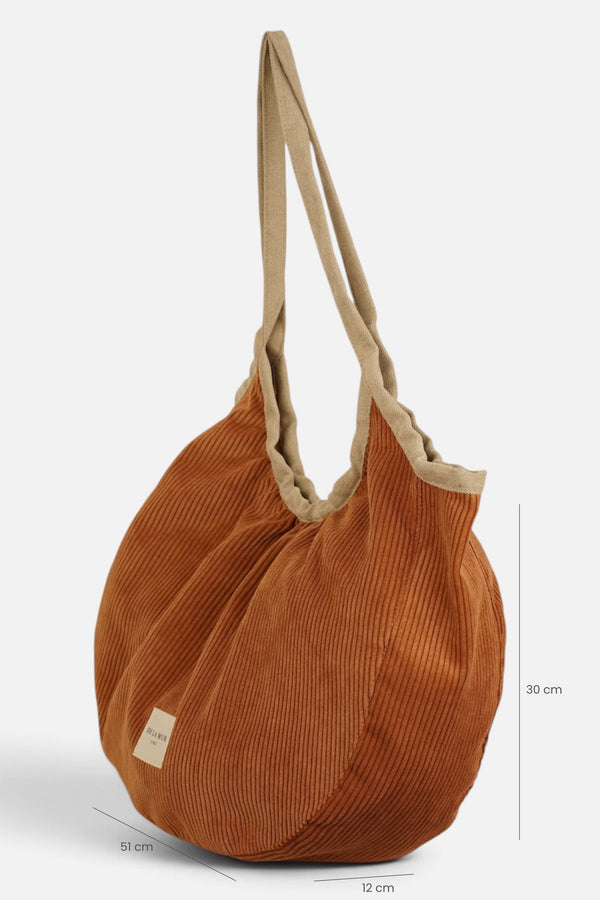 Bolsa Ribete Cremallera Barro