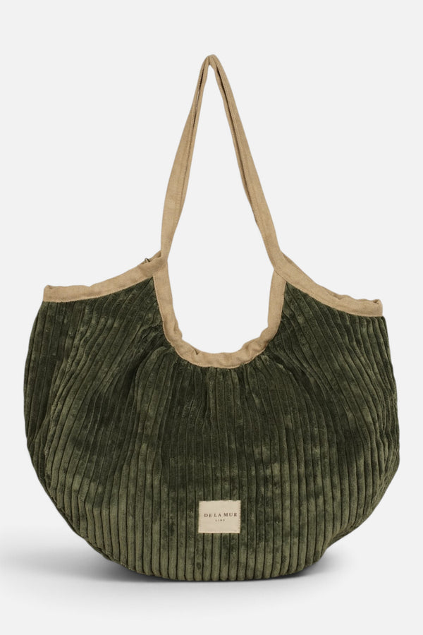 Bolsa Ribete Cremallera Musgo