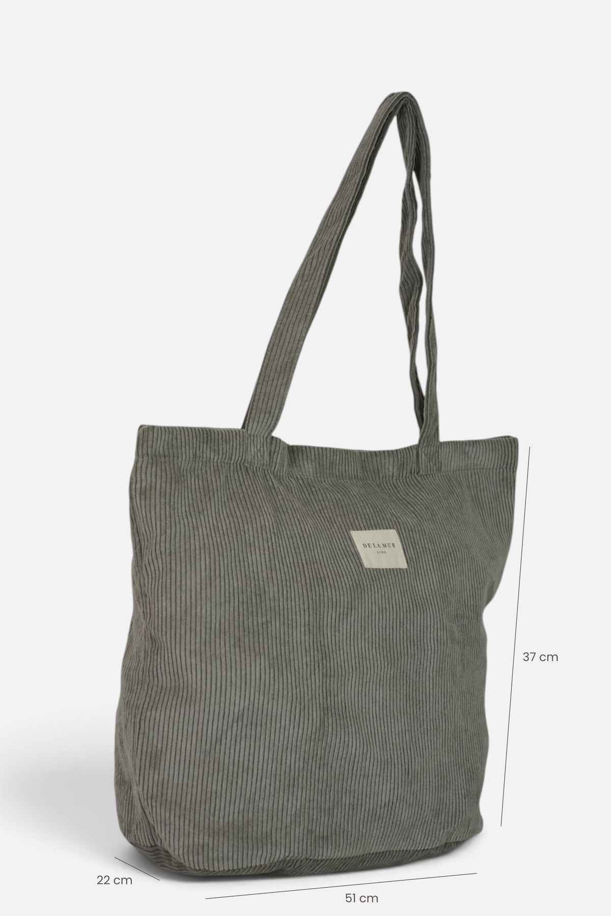 Bolsa Grande Cremallera Ash