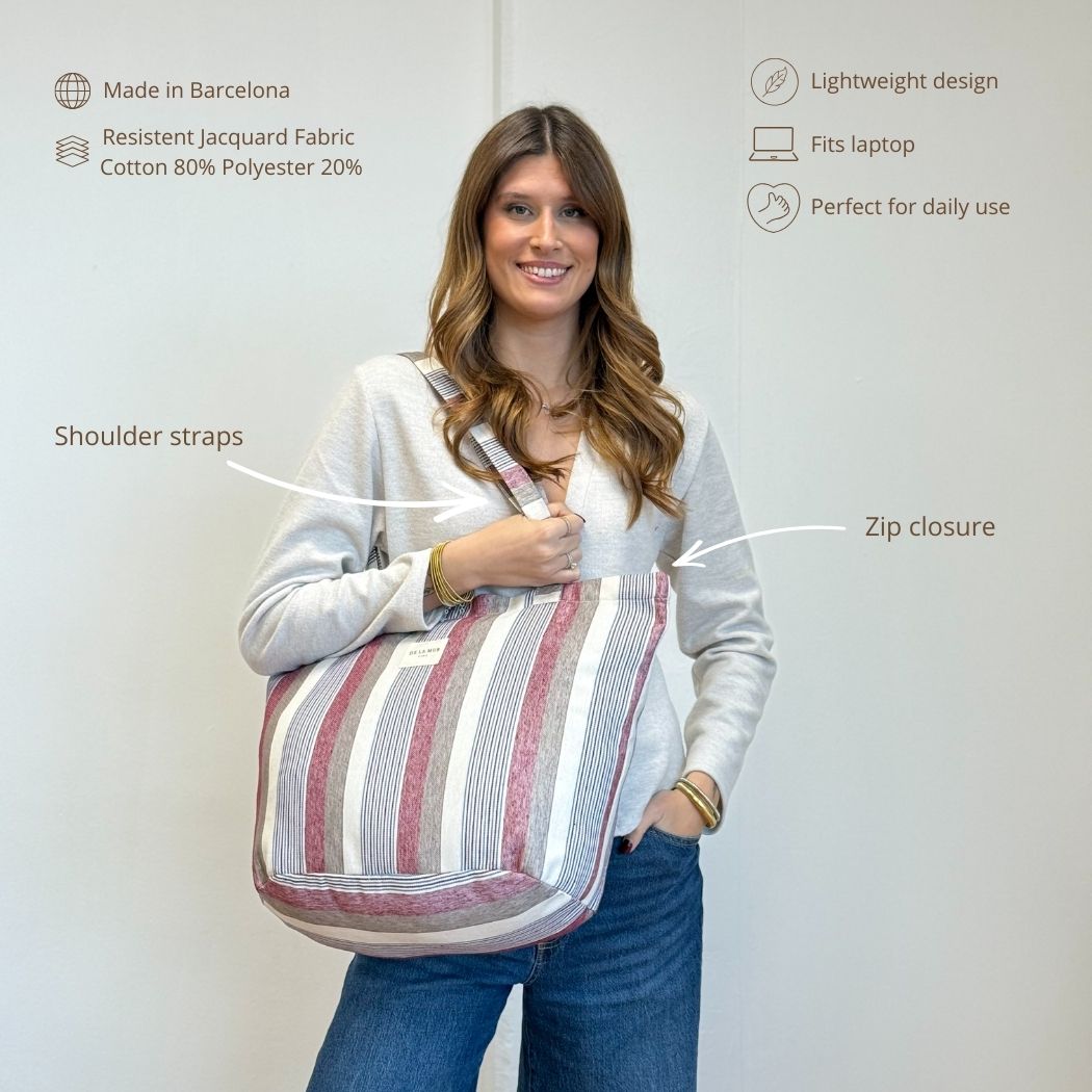 Bolsa Grande Cremallera Bosque