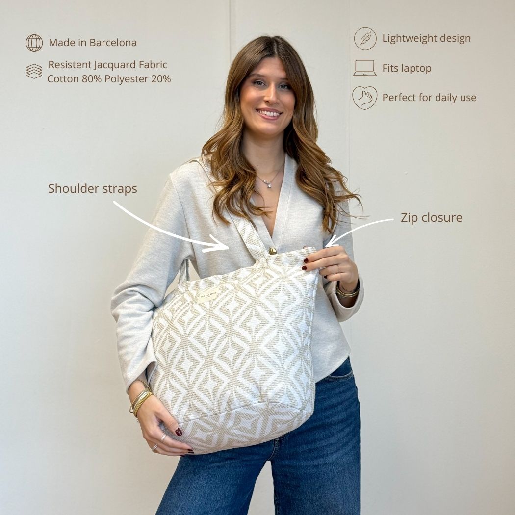 Bolsa Grande Cremallera Campo