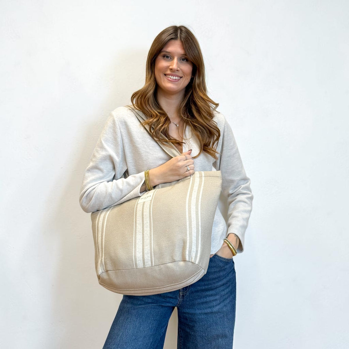 Bolsa Grande Cremallera Carre