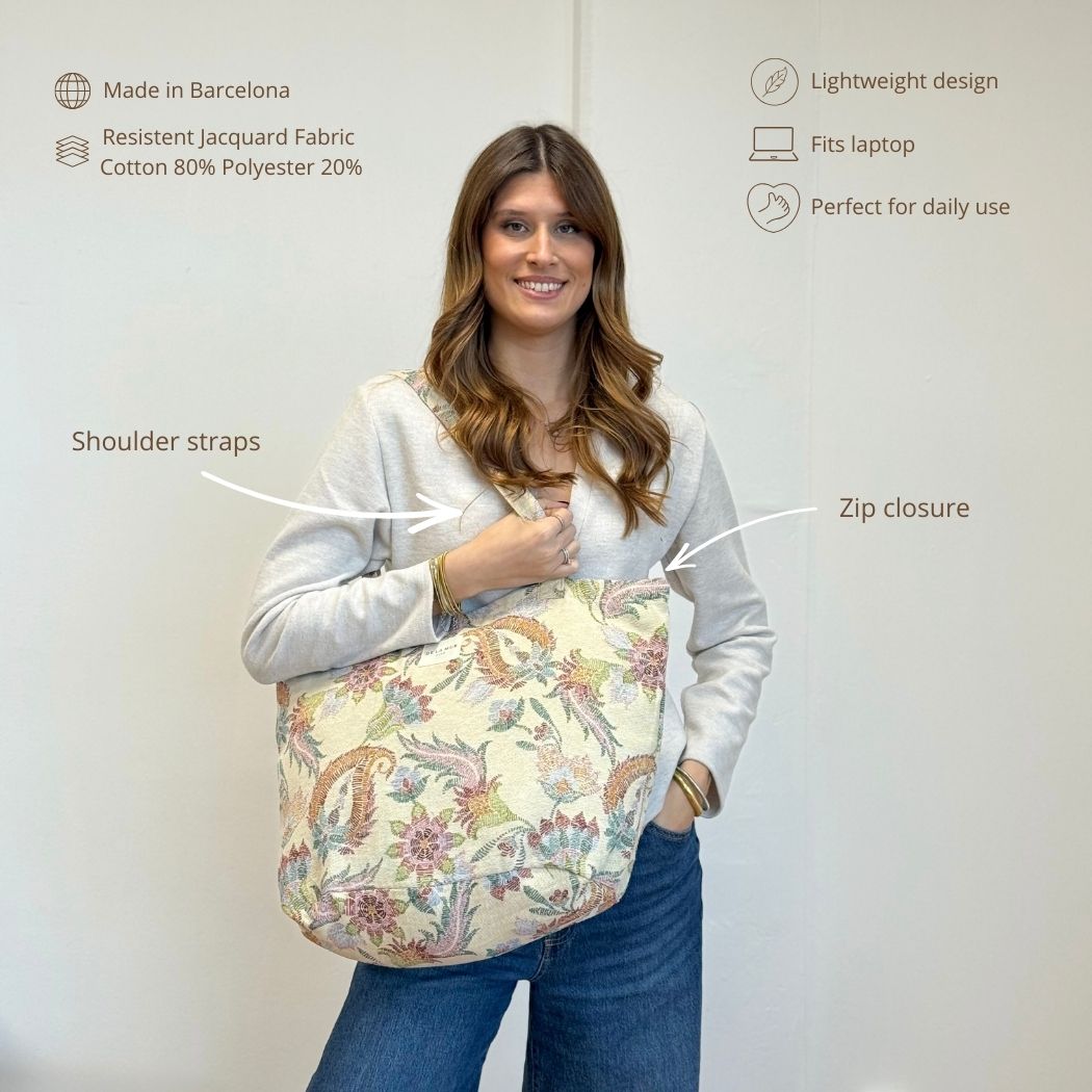 Bolsa Grande Cremallera Color