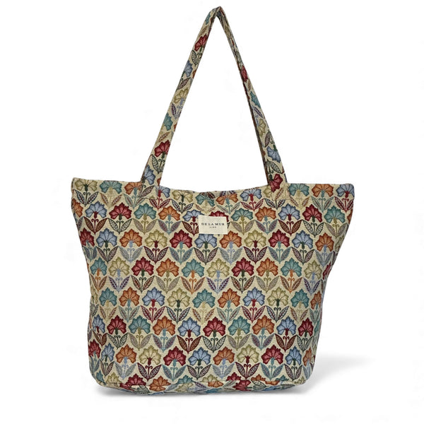 Bolsa Grande Cremallera Flora