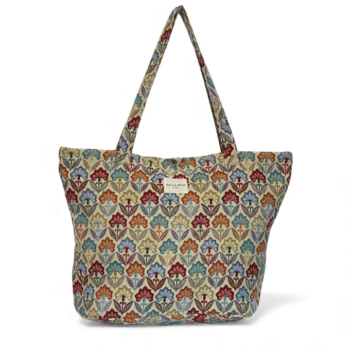 Bolsa Grande Cremallera Flora