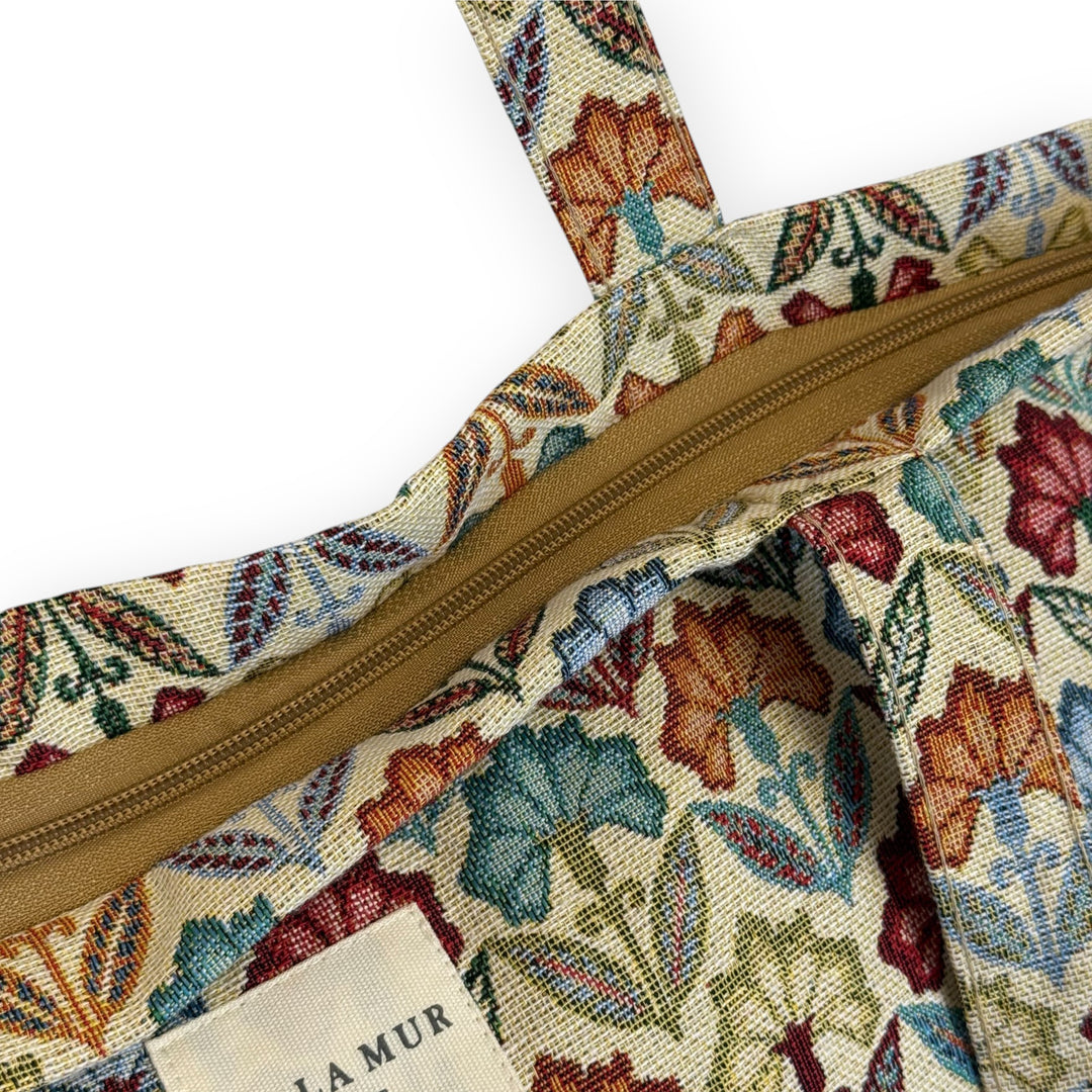 Bolsa Grande Cremallera Flora