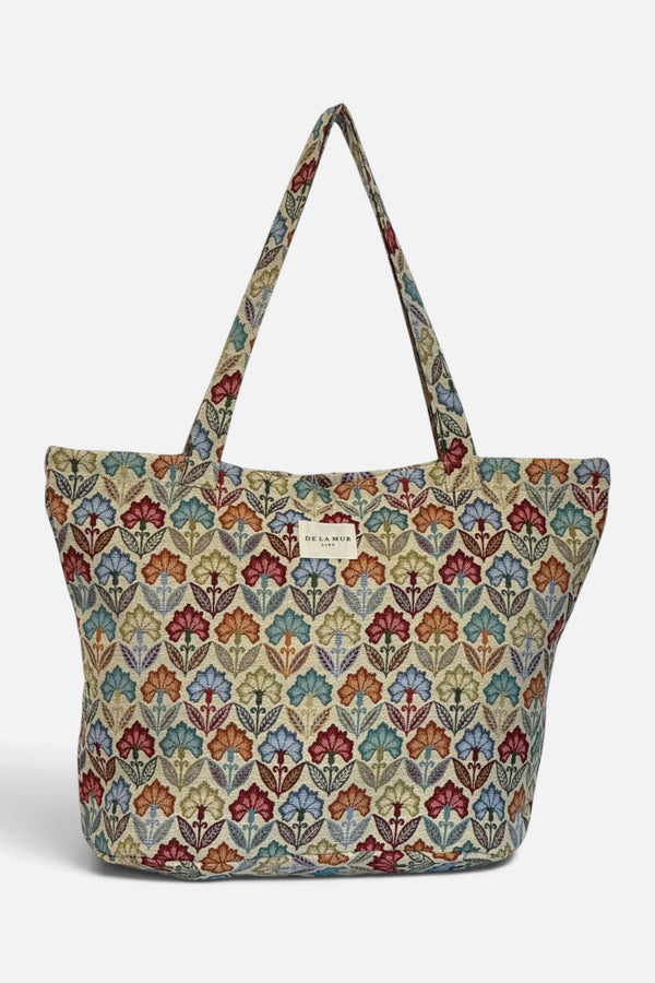 Bolsa Grande Cremallera Flora