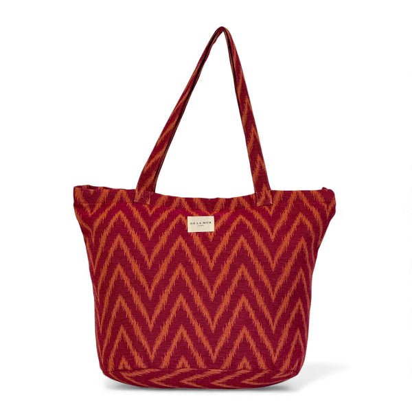 Bolsa Grande Cremallera Fuego