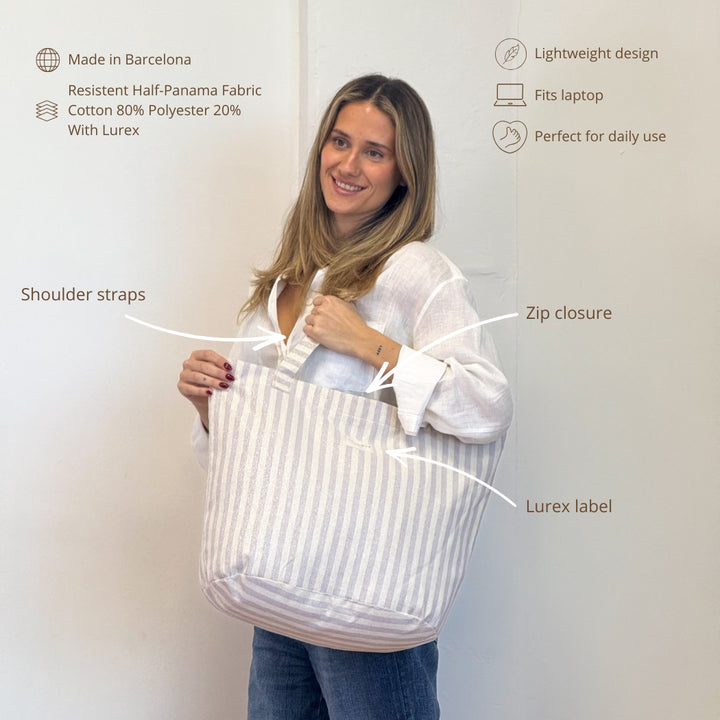 Bolsa Grande Cremallera Lulil