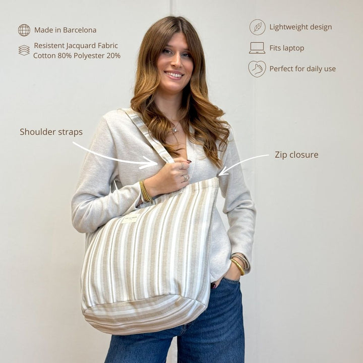 Bolsa Grande Cremallera Malik