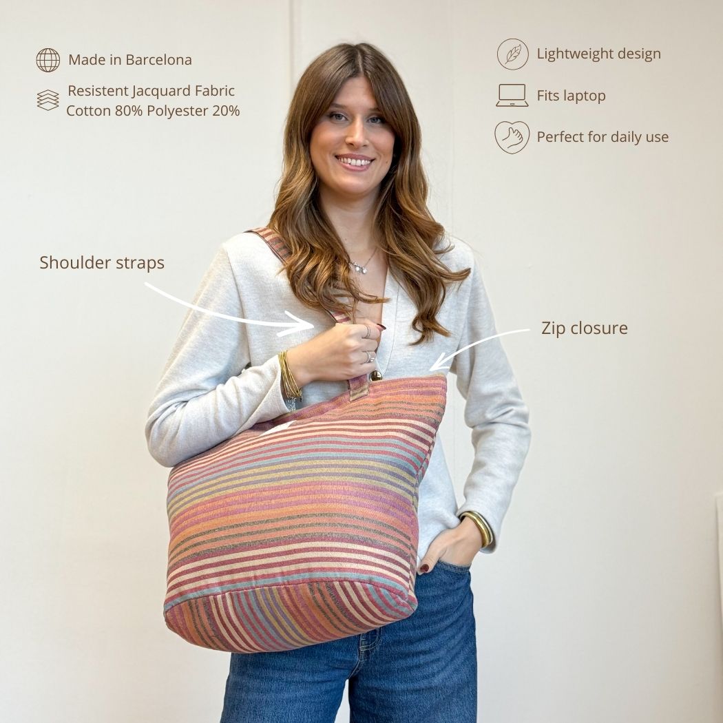 Bolsa Grande Cremallera Maria