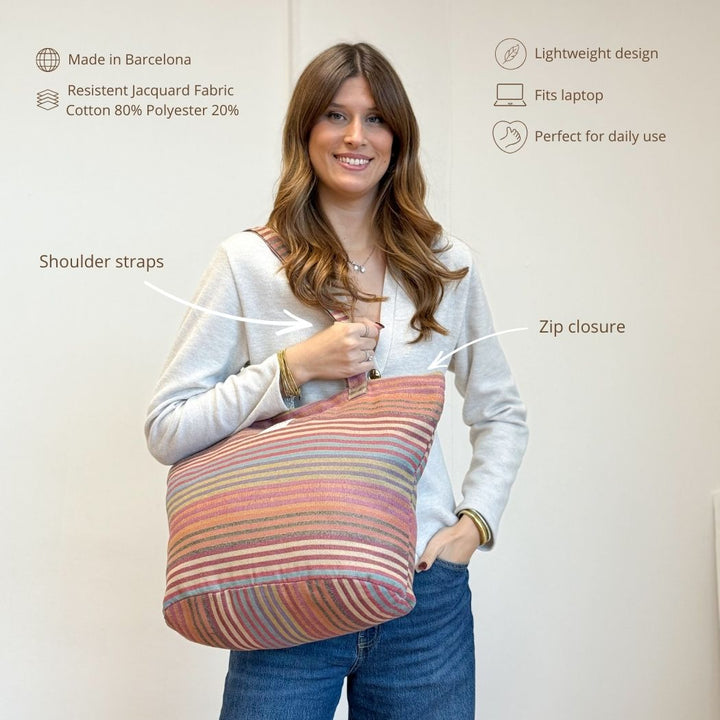 Bolsa Grande Cremallera Maria