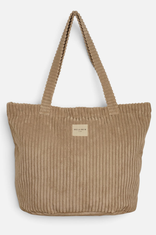 Bolsa Grande Cremallera Moka