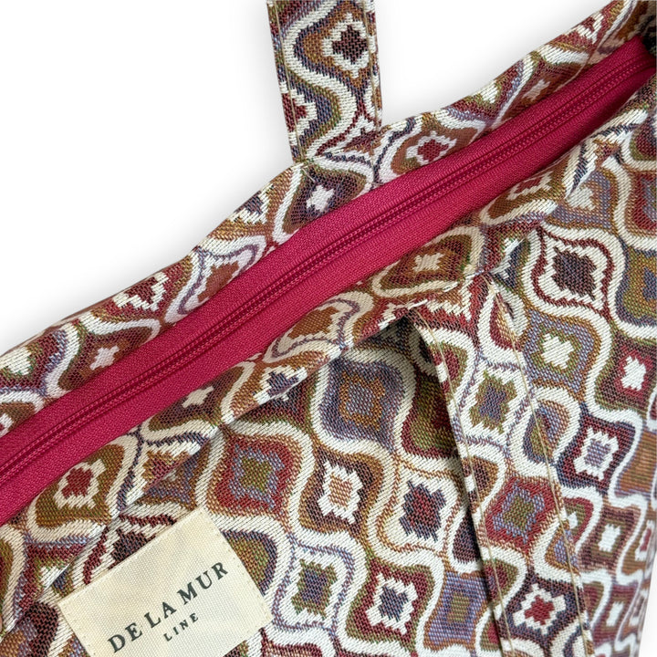 Bolsa Grande Cremallera Onda