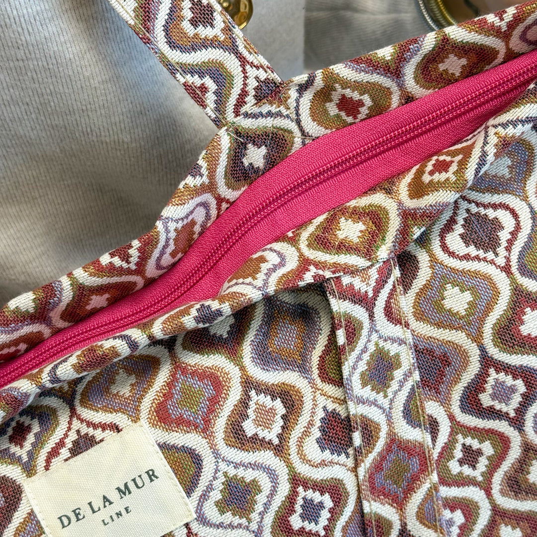 Bolsa Grande Cremallera Onda