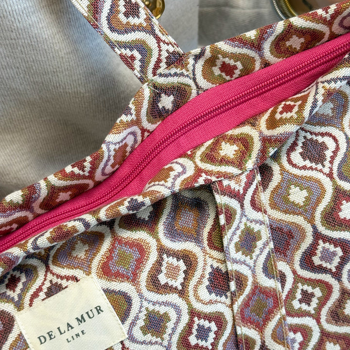 Bolsa Grande Cremallera Onda