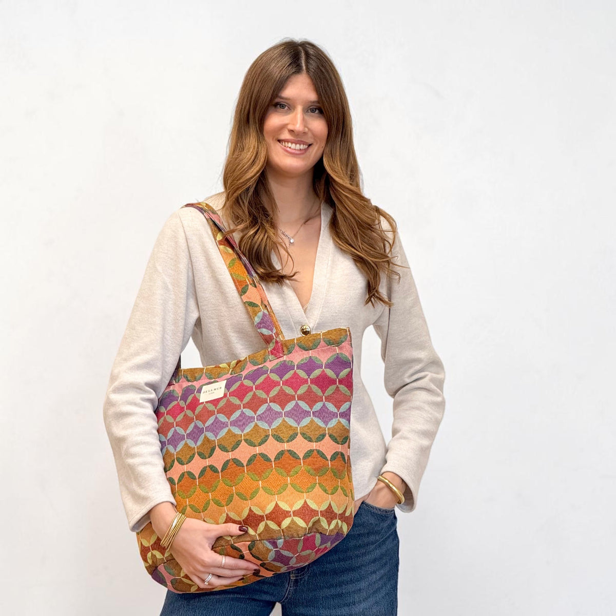 Bolsa Grande Cremallera Sal