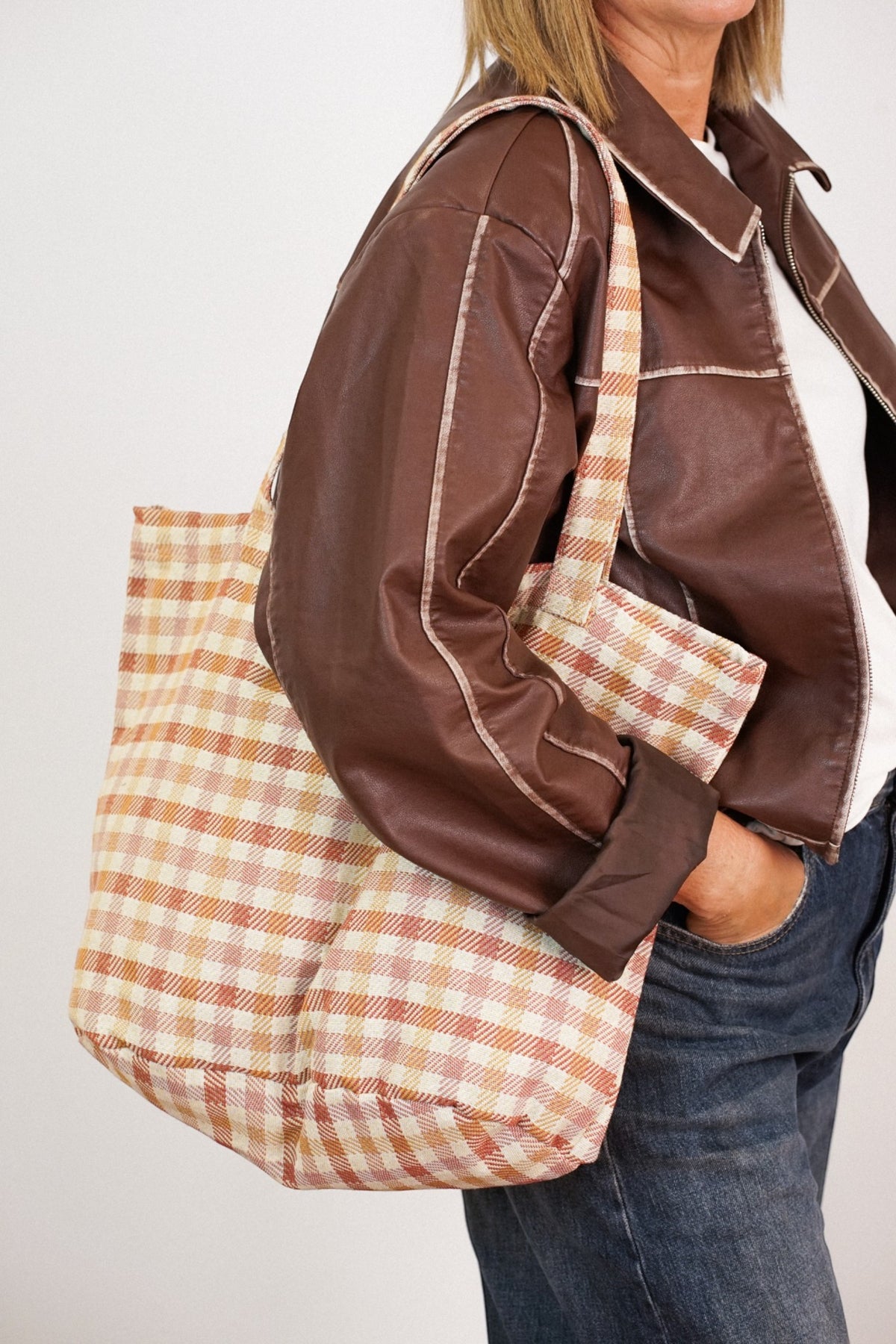 Bolsa Grande Cremallera Zia