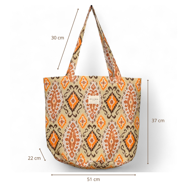 Große Tasche Ikat
