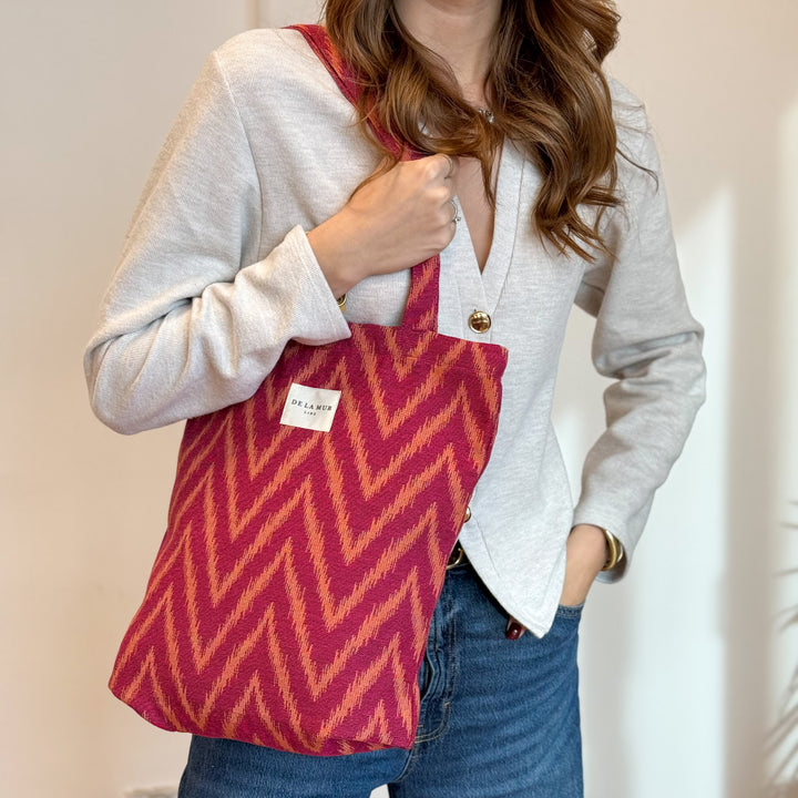 Bolsa Pequeña Cremallera Fuego