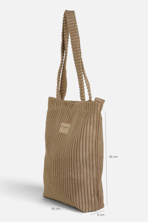 Bolsa Pequeña Cremallera Moka