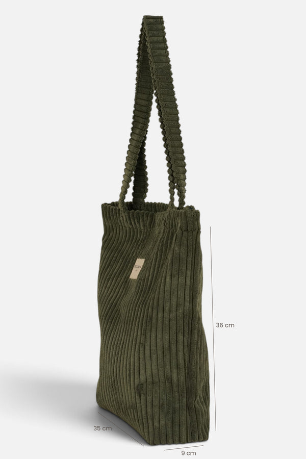 Bolsa Pequeña Cremallera Musgo