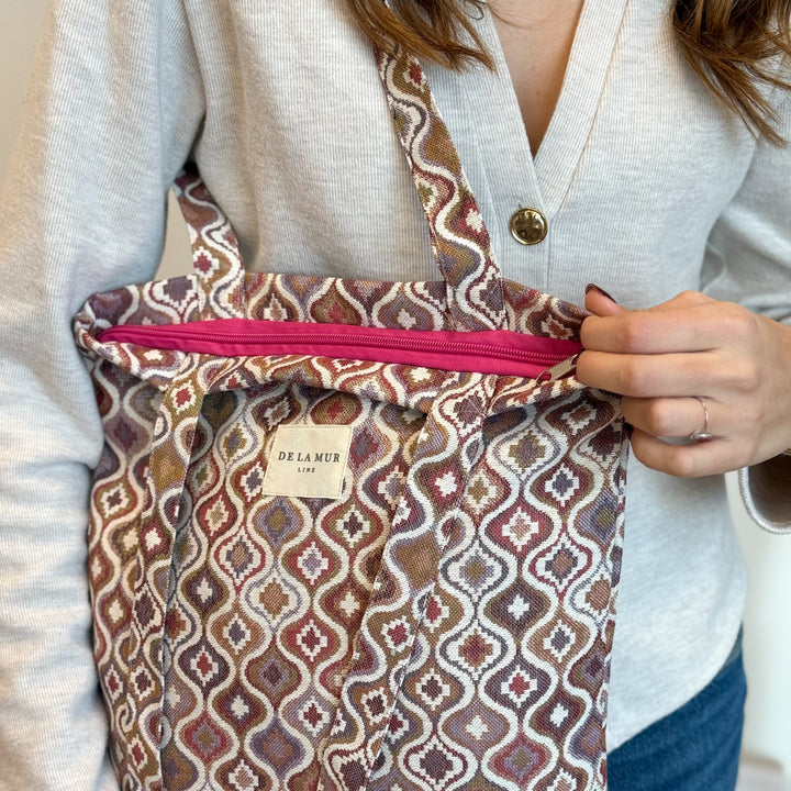 Bolsa Pequeña Cremallera Onda