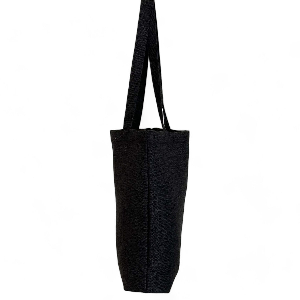 Bolsa pequeña Mad, acabado negro, vista en uso — De La Mur