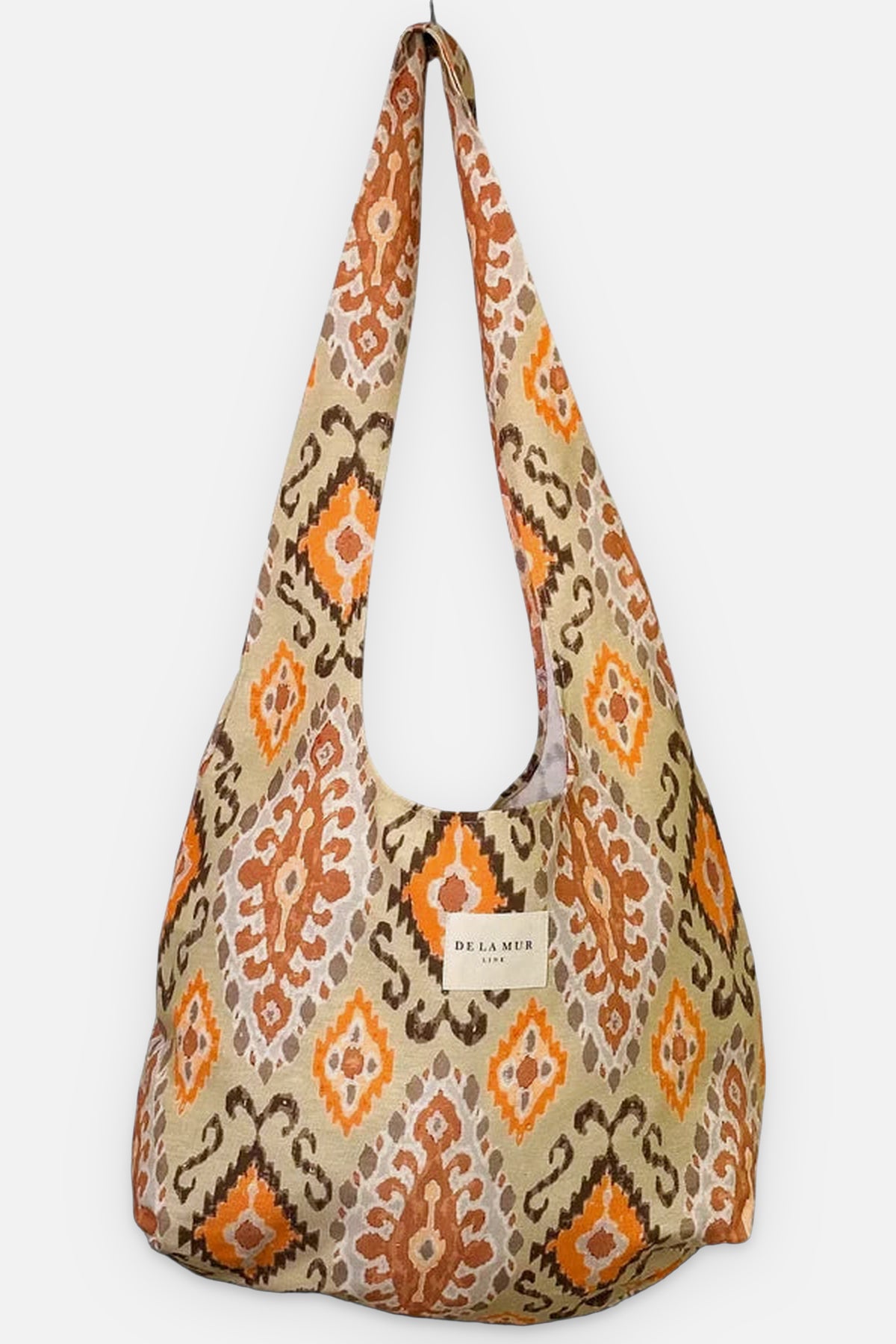 Ovale Tasche Ikat