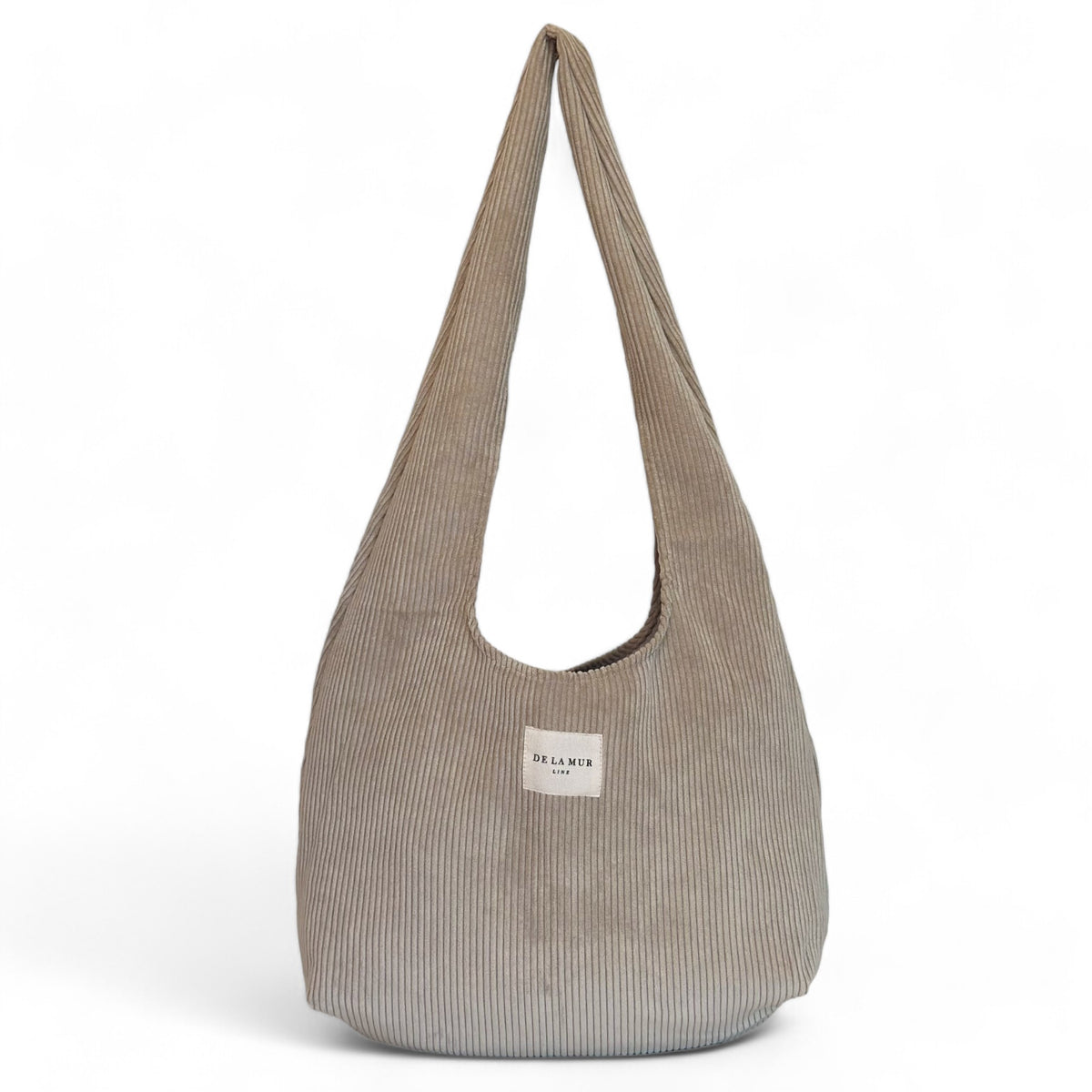 Bolso Tofe, estampado en marrón, beige, blanco, vista frontal — De La Mur