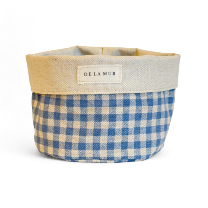 Small Blue Lineas Basket