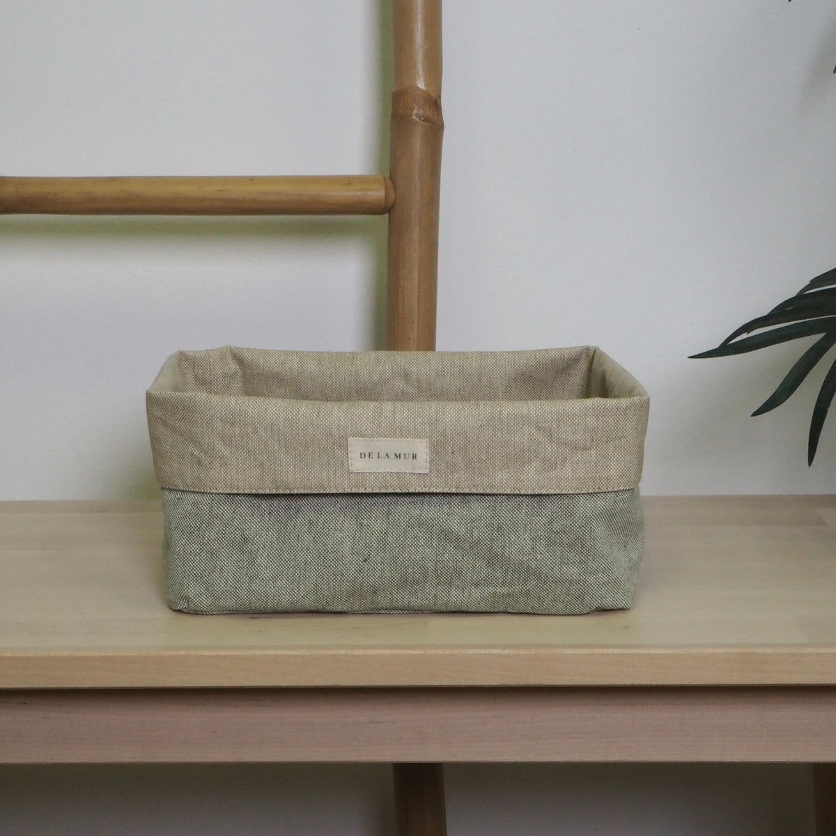 Large Khaki Basket