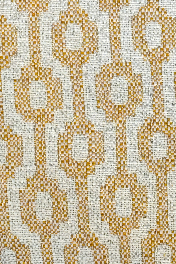 Bolso Chipre, estampado en beige, marrón, blanco, detalle del producto — De La Mur
