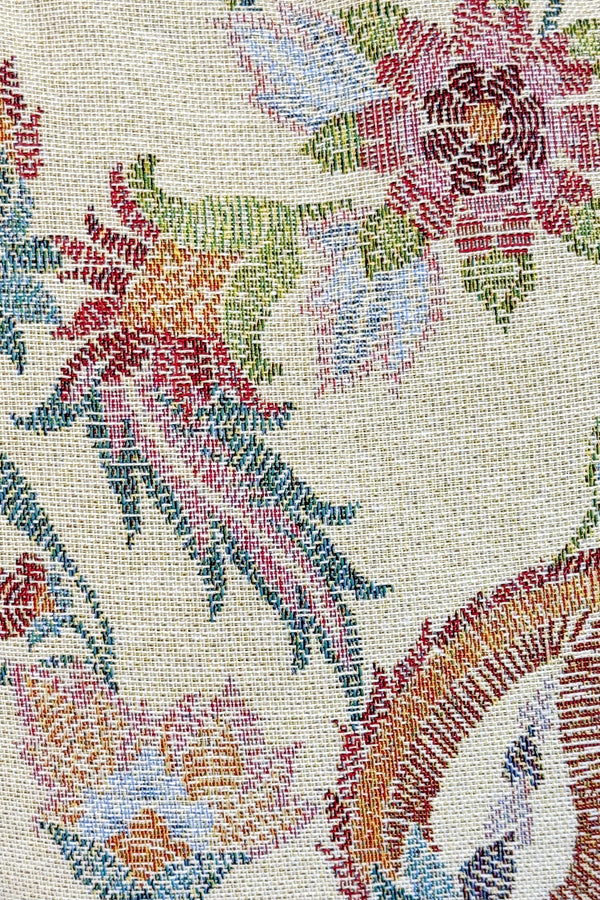 Bolsa con cremallera Color, estampado en beige, marrón, gris, detalle del producto — De La Mur