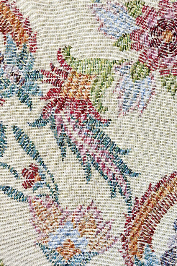 Bolsa pequeña Color, estampado en beige, marrón, amarillo, detalle del producto — De La Mur