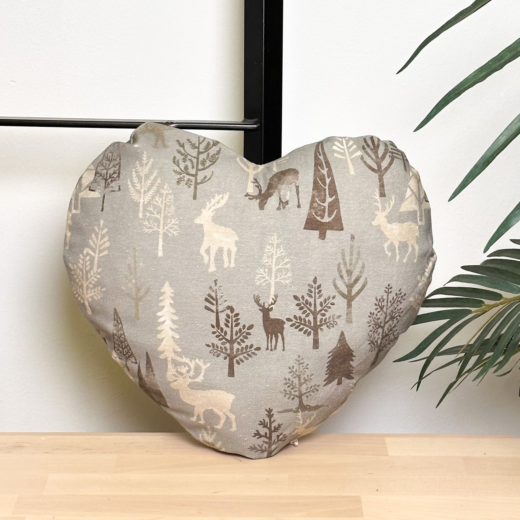 Cork Heart Pillow